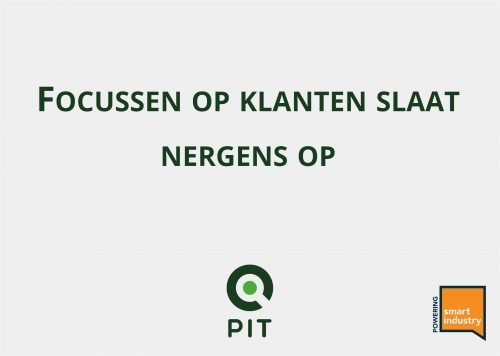 Focussen op klanten slaat nergens